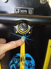 2012 New Issue Powell Peralta Skull And Sword Black And Blue And Yellow…