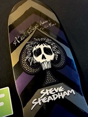 RARE SIGNED Steve Steadham Purple Gold Skateboard Deck Powell Peralta 2009 AUTO