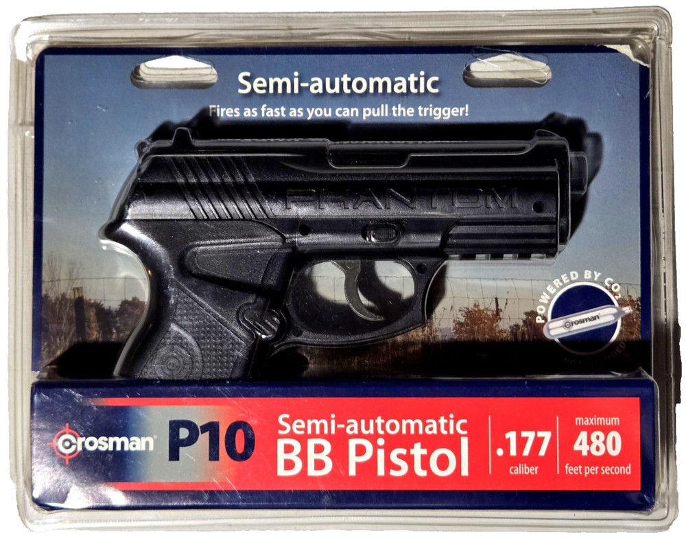 Crosman P10 Phantom .177 Semi-Auto CO2 Air Pistol NEW NIB