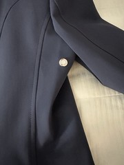 Equiline Women’s Italia Dressage Coat In Navy W Crystal Embellished Buttons 44