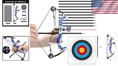 Laser Compound Bow Set with Infrared Laser-Assisted Aiming*