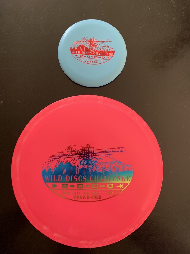 Vintage Discraft Extra 170g w/ 2000 Wild Discs Challenge Stamp and Mini