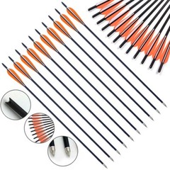 20 inch Archery Carbon Crossbow Bolts Half Moon Nock OD 8.8mm Arrows Hunting