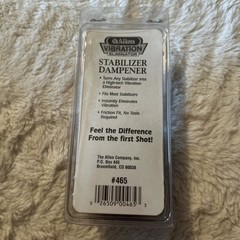 Allen Vibration Eliminator Stabilizer Dampener – Black #465 For Bow- New