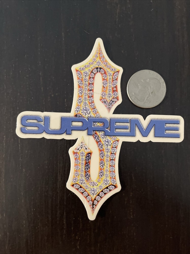 New Supreme New York Authentic Diamond Sticker Decal SS 2018