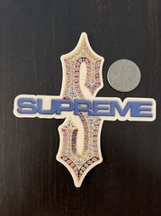 New Supreme New York Authentic Diamond Sticker Decal SS 2018