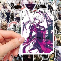 Mix 10/50 PCs Nier Automata 2B Anime Game Luggage Laptop Car Kid Gift Sticker
