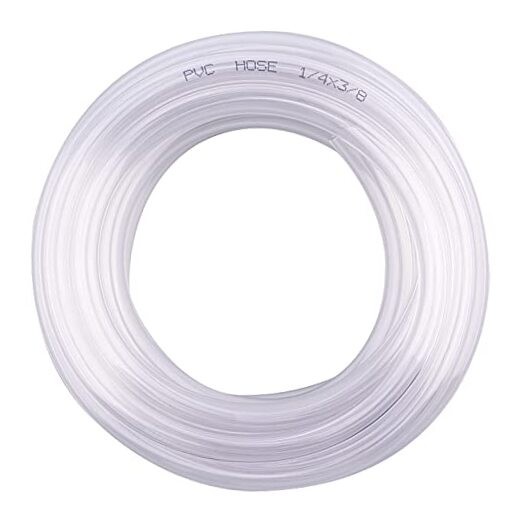 PVC Tubing Flexible Clear Vinyl Hose for Food Grade 10 Feet 1/4″ID X 3/8″OD