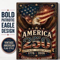 America 250 Cornhole Board Wraps Patriotic Eagle Vinyl Wraps 24×48 Set of 2