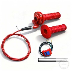 7/8 22mm Twist Throttle Accelerator Handle Grips for Pit Bike Mini Bike Throttle