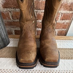 CODY JAMES MEN’S FLAG WESTERN WORK BOOTS – NANO COMPOSITE TOE 9.5 EE