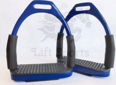 Horse Flexible Safety Stirrups Irons English Bendy Riding Stainless (5 Inch)
