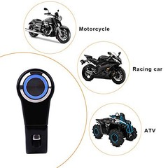 12v 7/8″ 22mm Motorcycle Handlebar ON/OFF Button with Blue Light