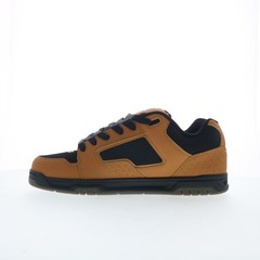 DC Coiler DC03011210-WHEBLK Mens Brown Skate Inspired Sneakers Shoes