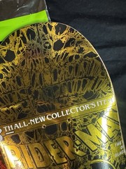 SUPER RARE Spiderman Gold Holofoil Black Suit HUF Skateboard Deck Marvel Comics