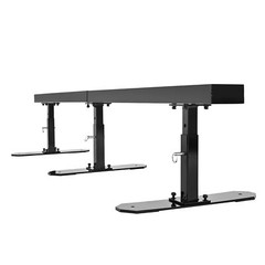 6ft Flat Bar Skate Rail Adjustable Skateboard Ramp Grind Rail For BMX & Scooters