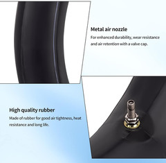 130/90-16 Inner Tube 5.00/5.10-16 Motorcycle Compatible with Heavy Duty Balance