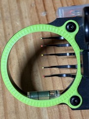Black Gold Ascent Verdict 5-Pin Slider Fixed Pin Compound Bow Sight Black/Green