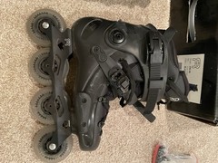 FR FR2 80 Black Urban Inline Skates EU Size 40/US 7.5 Men’s
