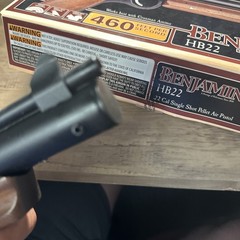 Benjamin HB22 H9A Series .22 Cal Pellet Pistol w/ Box Manual