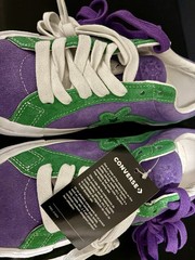CONVERSE GOLF LE FLEUR X ONE STAR OX PURPLE HEART SUEDE SNEAKERS 9.5M 11.5W NEW