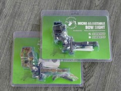 Compound Bow Sight 7 Pin (.019) Archery Micro Adjustable Optical Fiber Hunting