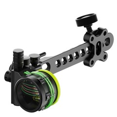 Compound Bow Sight 5 Pin .019″ 4X 6X 8X Lens Micro Archery Adjust Shooting RH LH