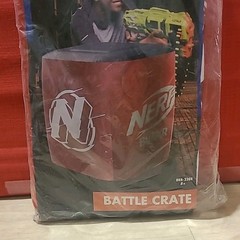 Nerf Bunkr Battle Zones Inflatable Battle Crate Red 19″x 19″x 22″ BRAND NEW!