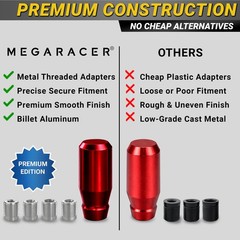 Universal Gear Shift Knob Aluminum Racing Style Shifter
