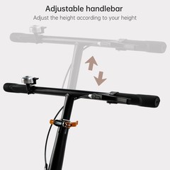 Foldable Commuter Kick Scooter For Teens Kids w/ 12″ Large Air Rubber Tires Xmas