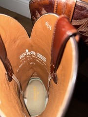 Dan Post Brown teju lizard mens 9 D