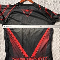WARPED SPORTZ PAINTBALL JERSEY – ADULT SIZE EXTRA LARGE XL – BLACK /RED – OG