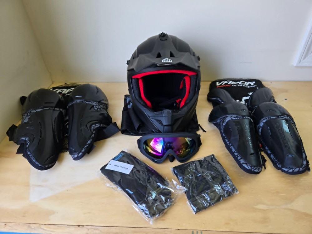 Personal Protective Gear Bundle for Go-Kart, ATV, BMX, other Off-Road Activities