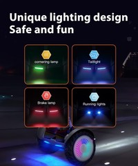 Electric 10 Inch Tire Self-Balancing Scooter for Kids and Adults, App, K8 Model
