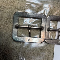 NORTH & JUDD MANUFACTURING CO. Set Of Two Buckles NOS 2 1/4 Across 1.5 Inside