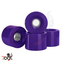 Cal 7 60mm 83A Cruiser Skateboard Wheels Solid Purple (4pcs)