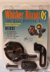 Carolina Archery WHISKER BISCUIT QS DELUXE Black Medium Arrow RH Bowhunting Rest