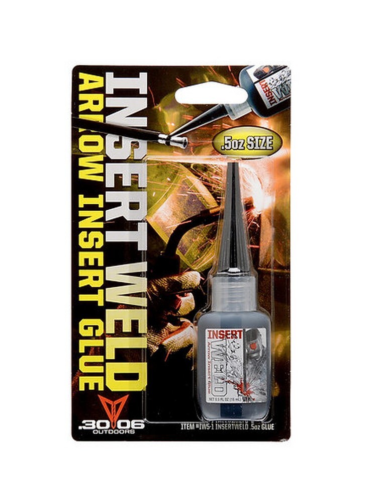 30-06 Outdoors Insert WELD Arrow Insert Glue 0.5 Oz Bottle Rubber Toughened IW51