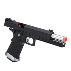 KJW Xcelerator 6″ Hi-CAPA CO2 Blowback Airsoft Pistol Metal Slide – 320 FPS KP06