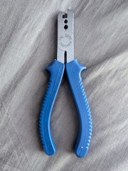 The Game Tracker Blue Handle Hunting Tool-Bow Nocking Archery Tool Pliers