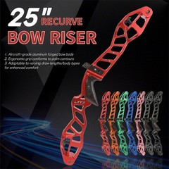 ILF Bow Riser 23″/25″ Aluminum Alloy Takedown Recurve Bow Handle CNC RH Hunting