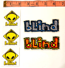 Blind Skateboards Sticker Lot 5 Vintage 90s Reaper Logos
