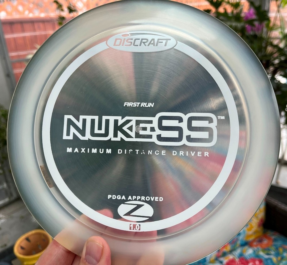 Disc Golf ICE Crystal Nuke SS First Run Proto Discraft (Rare White Stamp) #2519