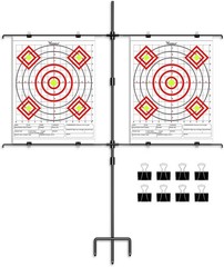 Highwild Adjustable Steel Paper Target Stand with 8 A-