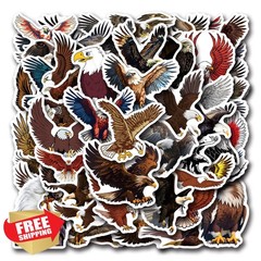 55PCS Eagle Sticker Cool Animal Stickers for Kids Teens Adults, Kechup Cartoo…