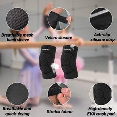 Kids/Youth Knee Pads Elbow Pads Compression Support Sleeve with Thickened Pad…