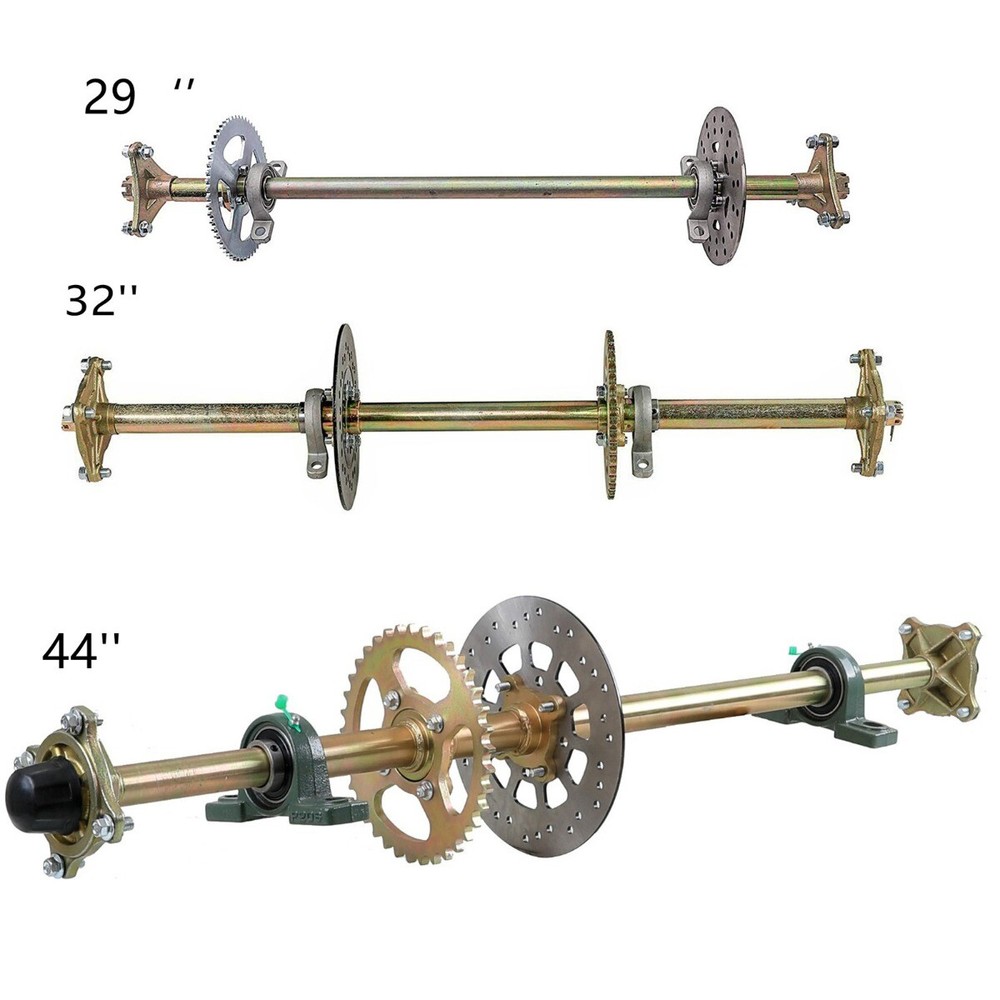29» 32»44» Go Kart Rear Axle Kit fr Golf Cart ATV Quad Boat Drift Trike Buggy