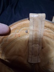 Tony Lama Snakeskin / Leather (?) Western Cowboy Boots Nice Designs