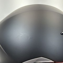 LS2 Track Party Helmet Matte Black Open Face Motorcycle XXL OF569 Clear Visor