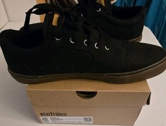Etnies Barge LS Black/Gum/Silver Men’s Skateboarding Shoes Medium Width US 11.5